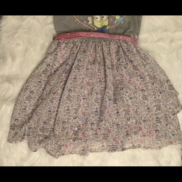 Girl Despicable Me 3 Minion Dress SZ M - Picture 4 of 8